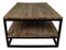HSM Collection Salontafel met onderplank - oud hout/ijzer