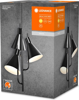 LEDVANCE DECOR Tokio hanglamp, zwart, 14W, 126-lm