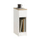 SoBuy FBT111-WN - Smal Nachtkastje - Lade en Open Plank - Wit 20x35x60cm
