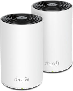 TP-Link Deco XE75 - Mesh Wifi 6E - Tot 510m2 bereik - 5400 Mbps (2-pack)