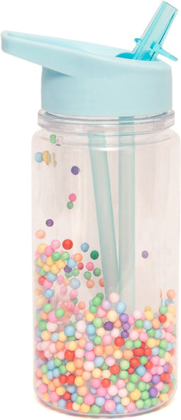 Petit Monkey Bentobox + Drinkfles Popsicles Back to School set - Wild Lilac/Aqua Blue