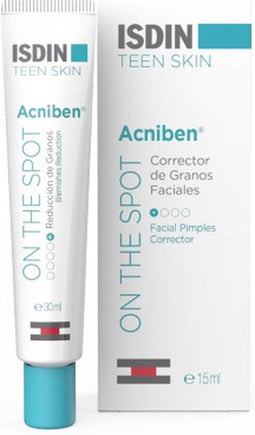Acne-behandeling Isdin Acniben Gel Gezichts Corrector (15 ml)