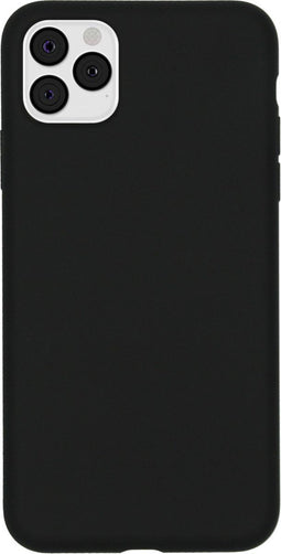 Accezz iPhone 11 Pro Max - Liquid Silicone Backcover - Schokabsorberend - Zwart