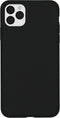 Accezz iPhone 11 Pro Max - Liquid Silicone Backcover - Schokabsorberend - Zwart