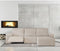 Hoes voor chaise longue met korte armleuning rechts Eysa JAZ Beige 120 x 120 x 360 cm