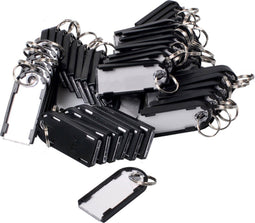 Sleutellabel pavo magnetisch 50st zwart