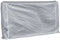 vidaXL - Haardhoutrek - met - regenhoes - 250x25x150 - cm - gegalvaniseerd - staal