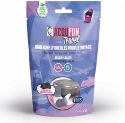 Acoufun travel oordopjes met gratis oogmasker
