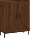 vidaXL - Dressoir - 69,5x34x90 - cm - bewerkt - hout - bruin - eikenkleur