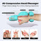 Draadloze Handmassager met Warmte en Compressie - Wit/Grijs