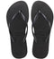 Havaianas Slim - Slippers - Rubber zool - Zwart
