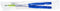 Acrobat Aluminum hand sticks 32,5 cm /blue handles