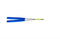 Acrobat Aluminum hand sticks 32,5 cm /blue handles