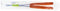 Acrobat Diabolostokken Aluminium 32,5 Cm Oranje
