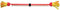 Acrobat Flowerstick met handstokjes roze 515763