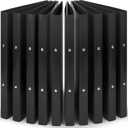 ACROPAQ - 10 x Ringmap 2 ringen - Ringband A4 met rug breedte 2,5 cm, Nacht, 'Natuur' Kleurencollectie - Ordner A4, Ordners 2 rings A4, Ringmap 2 ringen