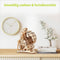 ACROPAQ - 3D Wereldbol Puzzel - 3D houten model kit - geen lijm nodig - houten puzzel voor volwassenen - Mecapuzzle - 3D puzzel - PUZ3D2