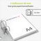 ACROPAQ - 5 x Ordner - 2-rings - A4, Rugbreedte 75 mm - Grijs
