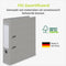 ACROPAQ - 5 x Ordner - 2-rings - A4, Rugbreedte 75 mm - Grijs