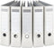 ACROPAQ - 5 x Ordner - 2-rings - A4, Rugbreedte 75 mm - Wit