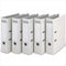 ACROPAQ - 5 x Ordner - 2-rings - A4, Rugbreedte 75 mm - Wit
