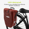ACROPAQ Fietstas Enkele, 25L, Waterdicht, Dragen als handtas en schoudertas, Met reflectoren Ook voor Elektrische Fietsen Merlot Rood