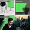 ACROPAQ Green screen - Met statief, 200 x 180 cm, Opvouwbaar - Achtergronddoek, Popup Greenscreen