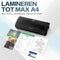 ACROPAQ Lamineerapparaat A4 - Max lamineerbreedte 23 cm - Lamineermachine - AL42