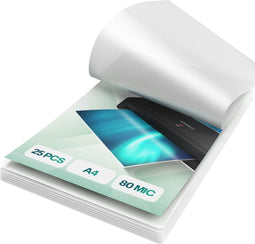 ACROPAQ lamineerhoezen A4 - Transparant - 80 micron - 25 stuks