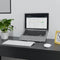 ACROPAQ Laptop verhoger - Ergonomisch, Verstelbaar, Opvouwbaar, Universeel, Voor laptops 11 tot 17 inch, Aluminium - Laptop standaard verstelbaar - Zilvergrijs - ALR002