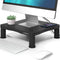 ACROPAQ Monitor Standaard - Ergonomisch, Verstelbaar, 3 Hoogtes - Monitor Verhoger - Zwart - AR300