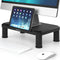 ACROPAQ Monitor Standaard - Ergonomisch, Verstelbaar, 3 Hoogtes - Monitor Verhoger - Zwart - AR322