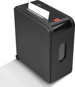 ACROPAQ Papierversnipperaar - Voor thuis en kantoor, 16 Liter, P4, Tot 10 vellen, CD's en kaarten - Papiervernietiger - Zwart