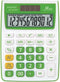 ACROPAQ Rekenmachine - 12-cijferig scherm, 10 jaar garantie - Bureaurekenmachine, Calculator met grote toetsen - Groen