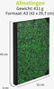 ACROPAQ Tekenmap A3 - 32 x 45 cm, Met linten, Groen
