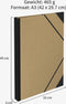 ACROPAQ Tekenmap A3+ - 34 x 47 cm, Kraft met elastiek, Bruin