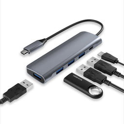 ACROPAQ U5 - Aluminium USB-C HUB 5-in-1