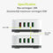 ACROPAQ USB oplader/charger 8 poorten, 50W snellader iphone/Samsung