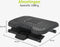 ACROPAQ Voetensteun - bureau -Ergonomische voetensteun met verstelbare hoogtes en ontspannende massagefunctie voor kantoorcomfort - AF004