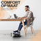 ACROPAQ Voetensteun - Ergonomisch, Verstelbaar, Anti slip - Voetensteun bureau - Zwart