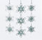 Acrylc Ice Blue Snowflake Ornament 8,2 inch