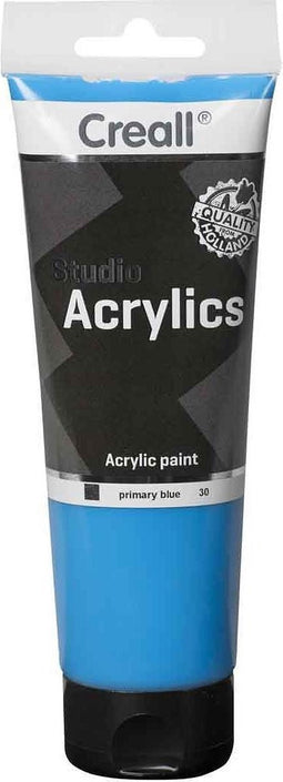 Acrylverf creall studio acrylics 30 primair blauw | Tube a 250 milliliter