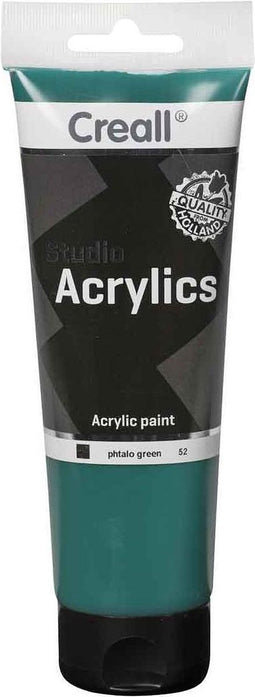 Acrylverf Creall Studio Acrylics 52 phtalogroen