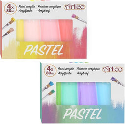 Acrylverf Pastel, 4dlg.