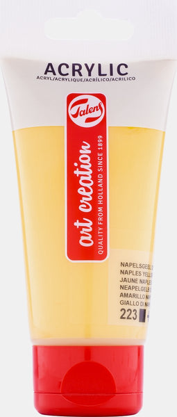 Acrylverf tac 223 napelsgeel donker tube 75ml | Tube a 75 milliliter
