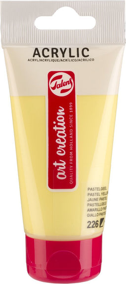 Acrylverf tac 226 pastelgeel tube 75ml | Tube a 75 milliliter