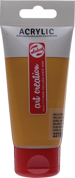 Acrylverf tac 227 okergeel tube 75ml | Tube a 75 milliliter | 3 stuks