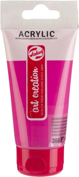 Acrylverf tac 366 quinacridoneroze tube 75ml | Tube a 75 milliliter