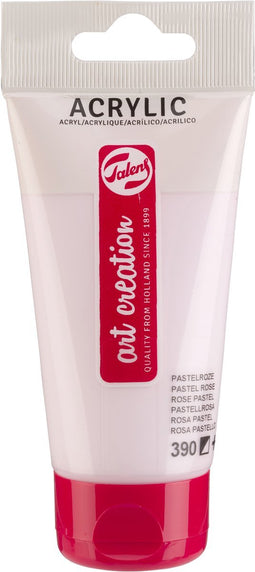 Acrylverf tac 390 pastelroze tube 75ml | Tube a 75 milliliter