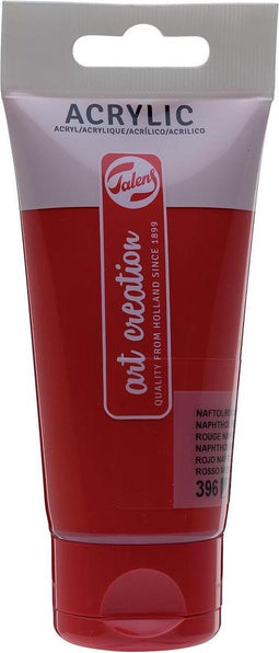 Acrylverf tac 396 naftolrood middel tube 75ml | Tube a 75 milliliter